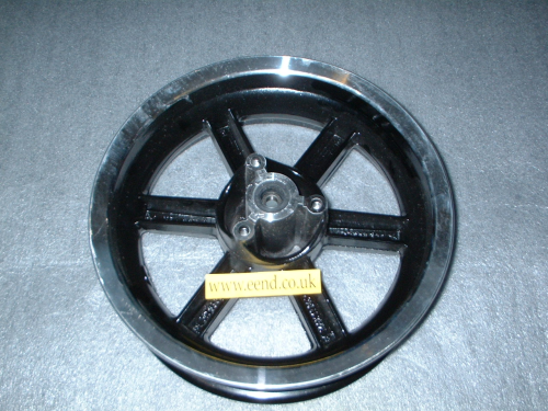 Wheel Front 6 Spoke Black (Disc Brake Type)